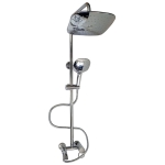 Душевая стойка BRIMIX 3074 с тропическим душем и смесителем