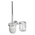 Ерш для унитаза Potato P2910-1 настенный с держателем освежителя воздуха