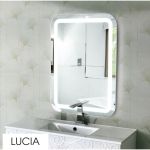 Зеркало для ванной Lucia ЗЛП743 600х800 LED подсветка сенсорный выключатель