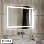 Зеркало для ванной Rimini ЗЛП141 1200x800, LED подсветка сенсорный выключатель