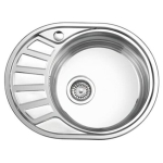 Мойка для кухни врезная LEDEME L85745-R из нержавеющей стали, 57*45 см правая с сифоном