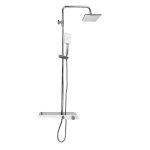 Душевая стойка GFmark 3073 Белый с тропическим душем и смесителем