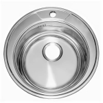 Мойка для кухни врезная LEDEME L85151 из нержавеющей стали, 51*51 см с сифоном
