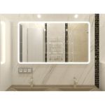 Зеркало для ванной Demure ЗЛП737 1200x800 LED подсветка сенсорный выключатель и подогревом