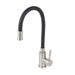 Смеситель для кухни Olive's Balear 13435-3BL с гибким изливом черный