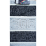 Коврик для ванной Санакс 00218 SILVER одинарный Черный 60х100 см