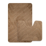 Коврик для ванной Санакс 00287 CLASSIC UNI двойной  Коричневый 55х90 + 45х55 см