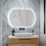 Зеркало для ванной Polaris ЗЛП903 1200х700 LED подсветка сенсорный выключатель