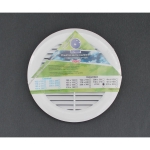 Космовент Решетка вентиляционная круг наруж.диам.160мм фланец 120мм  пластиковая белая арт.Л160 (75)