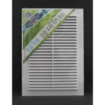 Космовент Решетка вентиляционная 170х240 с москитной сеткой пластиковая белая арт.Л170 (75)