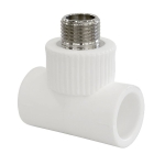 Тройник комбинированный PPR ф20х1/2