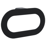 Кольцо для ванны GROSS AQUA Space Matt Black GA18232MB для полотенец