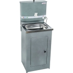 Умывальник АКВАТЕКС (бак антикорроз. с ЭВН+мойка нерж.) серебро