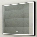 Зеркало Frame LED 1000х700 BLACK с сенсором ЗЛП188