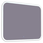 Зеркало Demure LED 900x700 с сенсором и часами ЗЛП1626