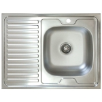 Мойка для кухни накладная LEDEME L98060-R из нержавеющей стали, 80*60 см без сифона