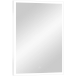 Зеркало Frame LED  White 700х1000 с сенсором алюминиевый профиль ЗЛП437