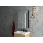 Зеркало-шкаф Eltoro Black 560х850 LED подсветкой МВК113