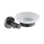 Мыльница GFmark 78004 стекляная с креплением графит