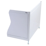 Торцевая сторона под экраны 110096 Малибу и Монро 800 мм правый белый