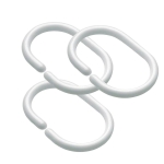 Кольца для шторы в ванную Savol S-YLK001 (12 штук)