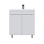 Тумба для ванной AGATA АТ60-550 Палермо 60 напольная 2 двери с раковиной Como 60