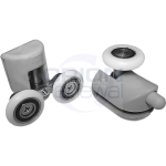 ORION Ролики дверные 4*2+4*1, крепление через 1 отверстие 101001