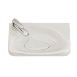 Раковина Bio 40 литьевой мрамор 400х235х120