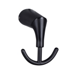 Крючок настенный FASHUN A1805-2-7 Черный двойной