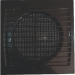 Вентилятор вытяжной D125 мм КосмоВент В125(BLACK)ш без В/К, черный, с шарикоподшипником (1/16)