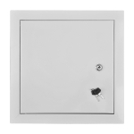 Люк-дверца ревизионная металлическая 200х400 мм КосмоВент ЛРМ2040з замком (1/18)