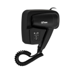 Фен для волос GFmark 6813 в ванную комнату 1200W с розеткой черный