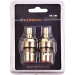 Кран-букса DoKorona DK-295 1/2 керамика в блистере 2 штуки