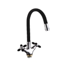 Смеситель для кухни FASHUN A44127-7 с гибким изливом, черный