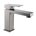 Смеситель для раковины Shevanik S9601T оружейная сталь