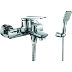Смеситель для ванны RUSH Bering BE5535-44 с коротким изливом хром
