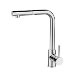 Смеситель для кухни GROSS AQUA 3145609С ExtraPlus с вытяжным изливом и подключением к фильтру питьевой воды