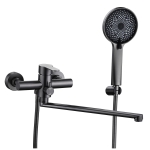 Смеситель Fmark для ванны с лейкой FS8225Q графит