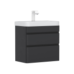 Тумба подвесная Eltoro 60.2Y tpELTR60.2Y-03 Пленка Soft touch 2 ящика с раковиной Nice 9595(60)