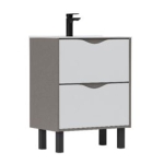 Тумба напольная EQUIL Smile 60.2Y tnSMILE60.2Y-04 с раковиной 2060 RB