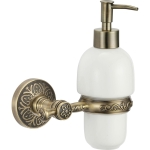 Дозатор для жидкого мыла Savol S-005831C с настенным держателем, бронза