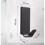 Крючок самоклеящийся Deep Lake DL-H-10BL черный (4)