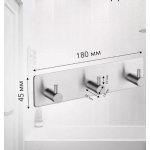 Крючок самоклеящийся Deep Lake DL-H-12SS сатин (4)