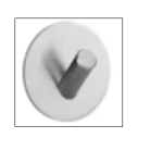 Крючок самоклеящийся Deep Lake DL-H-02SS сатин (4)