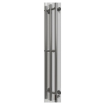 Полотенцесушитель электрический 95 Вт Grois TRIO GR-138 190х1200 П3 grey R