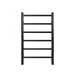 Полотенцесушитель электрический 75 Вт Grois Laura GR-131 400x700 П6 black mat R