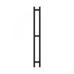 Полотенцесушитель электрический 95 Вт Grois Orso GR-124 110х1200 П3 black mat R