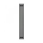Полотенцесушитель электрический 190 Вт Grois QUARTET GR-125 П2 180x1500 black mat R