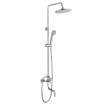 Душевая стойка со смесителем GROSS AQUA Base GA9006SMD011 с изливом