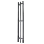 Полотенцесушитель электрический 110 Вт Grois TRIO GR-128 190х1200 П3 grey R